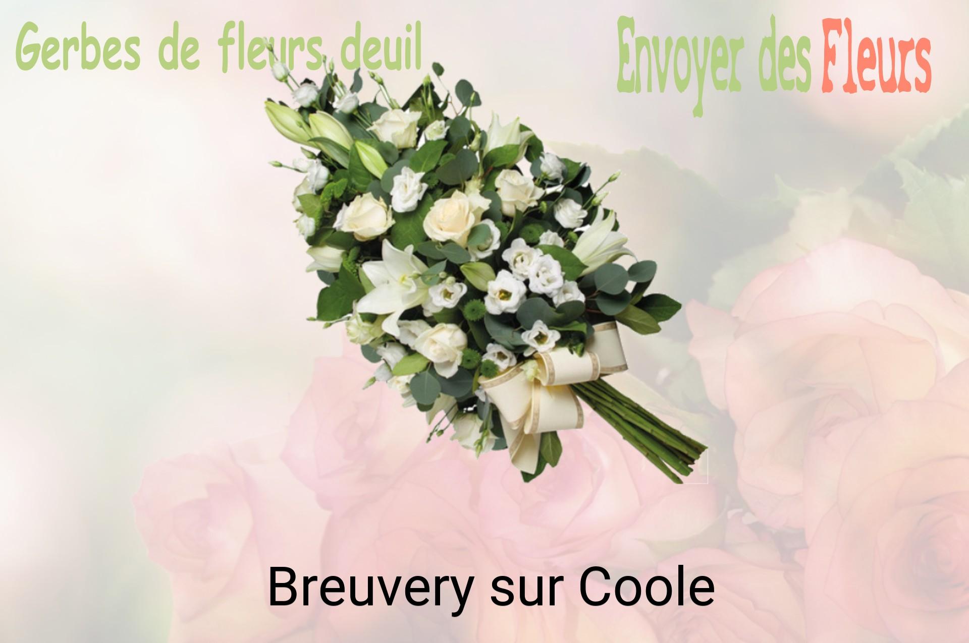Gerbe de fleurs de deuil livrée à Breuvery-sur-Coole